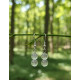Boucles d'oreilles en Cristal de Roche - Argent sterling 925