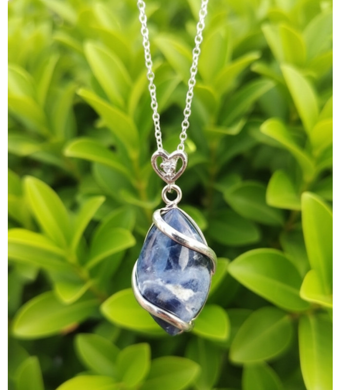 Collier & Pendentif Sodalite