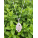 Collier & Pendentif Quartz Rose