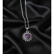 Pendentif Soleil en Améthyste Argent 925