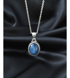 Pendentif en Cyanite Bleue Argent 925