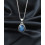 Pendentif en Cyanite Bleue Argent 925