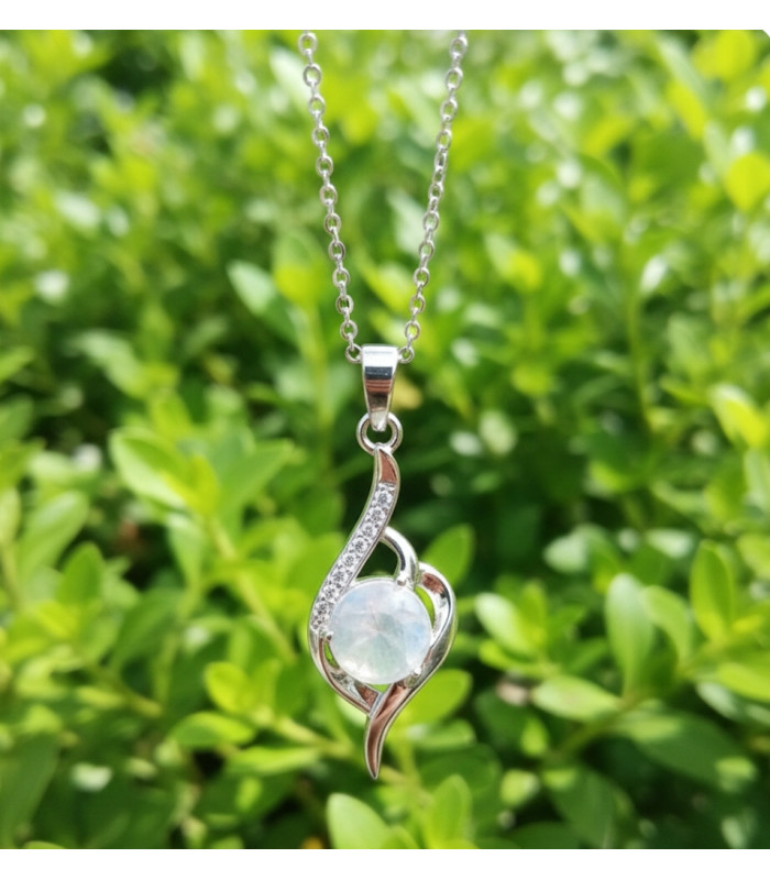 Collier & Pendentif Cristal de Roche