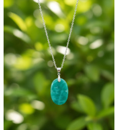 Pendentif en Amazonite - Argent sterling 925