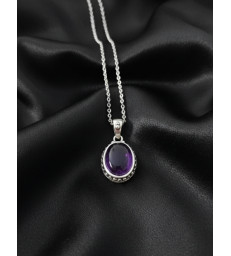 Pendentif Améthyste en Argent 925