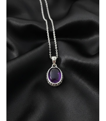 Pendentif Améthyste en Argent 925