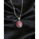 Pendentif Rhodonite en Argent sterling 925