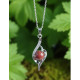 Pendentif jaspe rouge