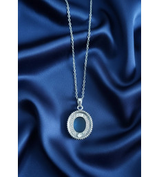 Pendentif oeil de faucon en argent 925