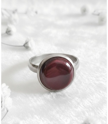 Bague en Oeil de Taureau Ajustable