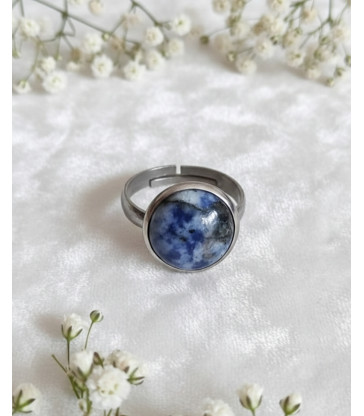 Bague en Sodalite Ajustable