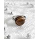 Bague en Oeil de Tigre Ajustable