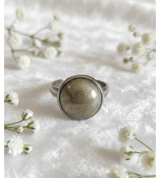Bague en Pyrite Ajustable
