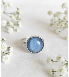 Bague en Cyanite Bleue Ajustable