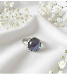 Bague en Fluorite ajustable