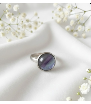 Bague en Fluorite ajustable