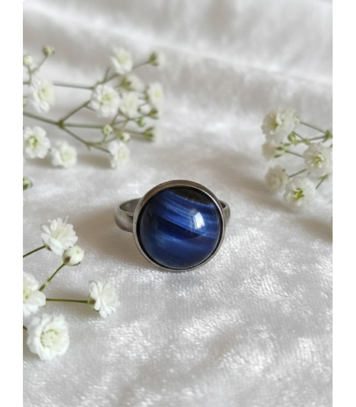 Bague en Oeil de Faucon Ajustable