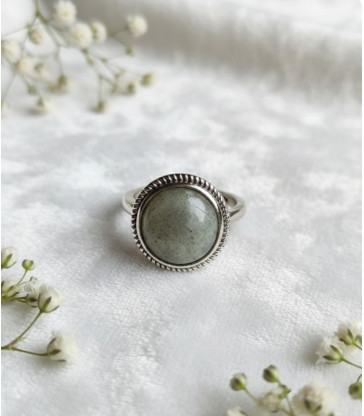 Bague Labradorite Ajustable Argent 925s
