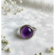 Bague Améthyste Ajustable Argent sterling 925