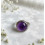 Bague Améthyste Ajustable Argent 925