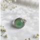 Bague Aventurine Verte Ajustable Argent Sterling
