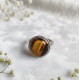 Bague Oeil de Tigre Ajustable Argent 925s