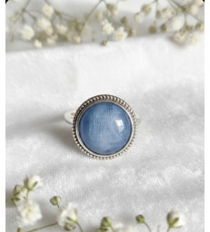 Bague en Cyanite Bleue - Ajustable en Argent sterling 925
