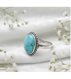 Bague Pierre Turquoise Argent 925