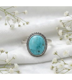 Bague Pierre Turquoise Argent 925