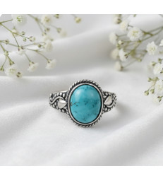 Bague Pierre Turquoise Argent 925