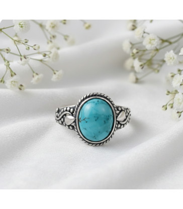 Bague Pierre Turquoise Argent 925 S
