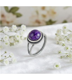 Bague en Charoite Argent 925