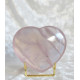 Coeur en Quartz Rose 212 Grammes