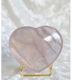 Coeur en Quartz Rose 212 Grammes
