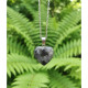 Pendentif coeur "Relaxation" en Larvikite 