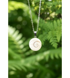 Collier & Pendentif "Porte Bonheur" Oeil de sainte Lucie