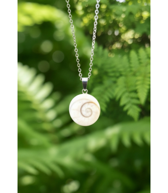 Collier & Pendentif "Porte Bonheur" Oeil de sainte Lucie