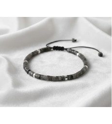 Bracele en Larvikite Ajustable