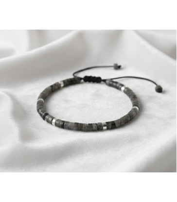 Bracele en Larvikite Ajustable