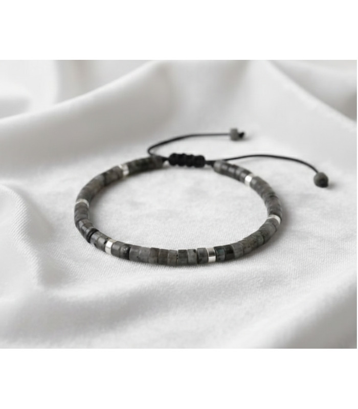 Bracele en Larvikite Ajustable