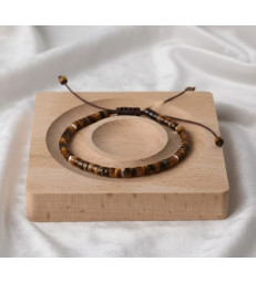 Bracelet Oeil de Tigre - Réglable
