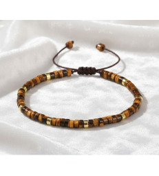 Bracelet Oeil de Tigre - Réglable