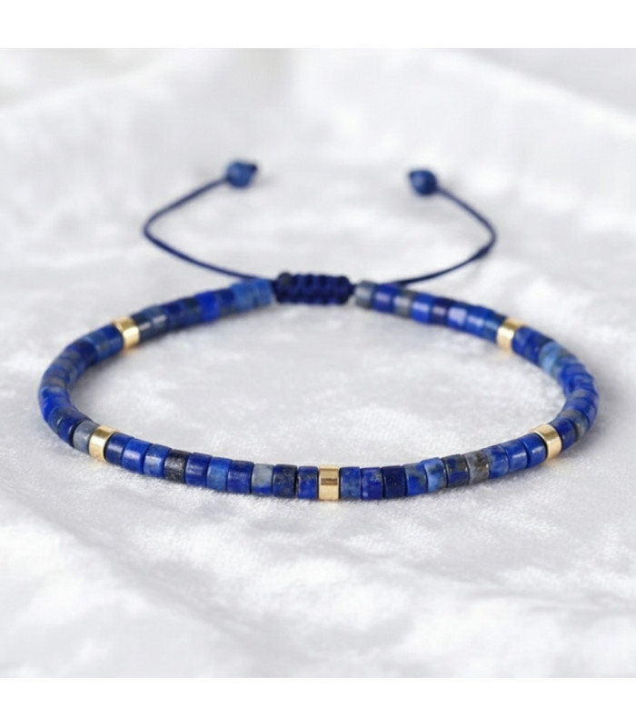 Bracelet Lapis Lazuli Ajustable