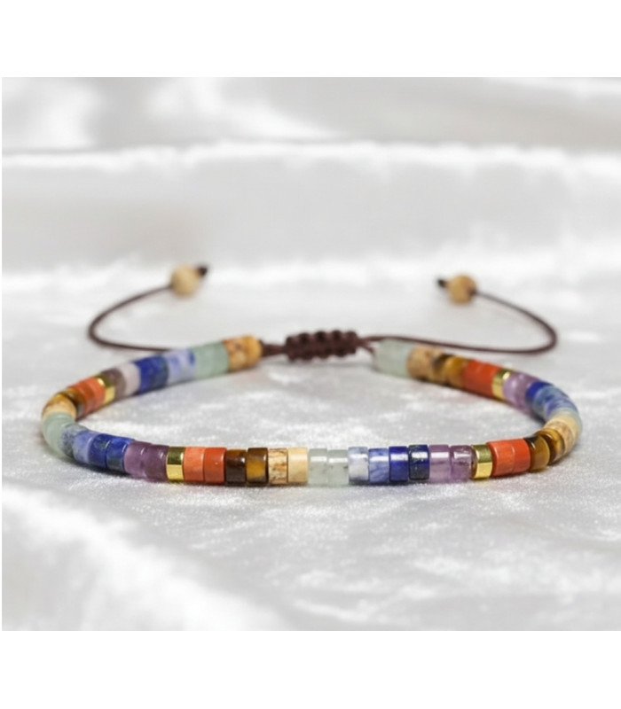 Bracelet 7 chakras Ajustable