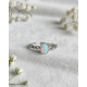 Bague en Opale de Feu ajustable