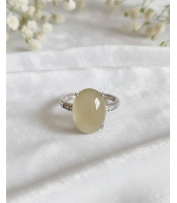 Bague en Fluorite Jaune ajustable