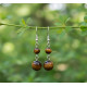 Boucles d'oreilles Oeil de Tigre