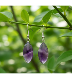 Boucles d'oreilles Améthyste