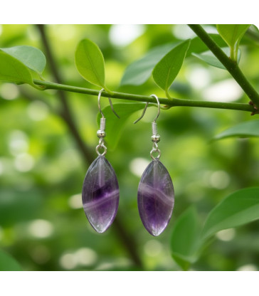 Boucles d'oreilles Améthyste