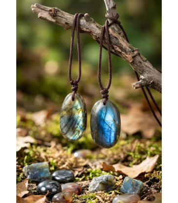 Pendentif Labradorite ajustable